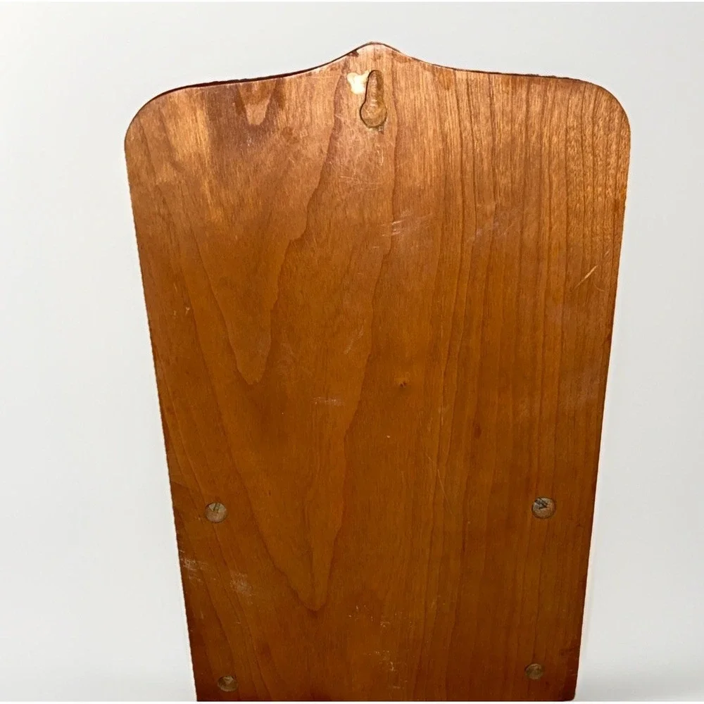 Vintage Wooden Handmade Knife 6 Slot Holder Counter Or Wall Cottagecore‎